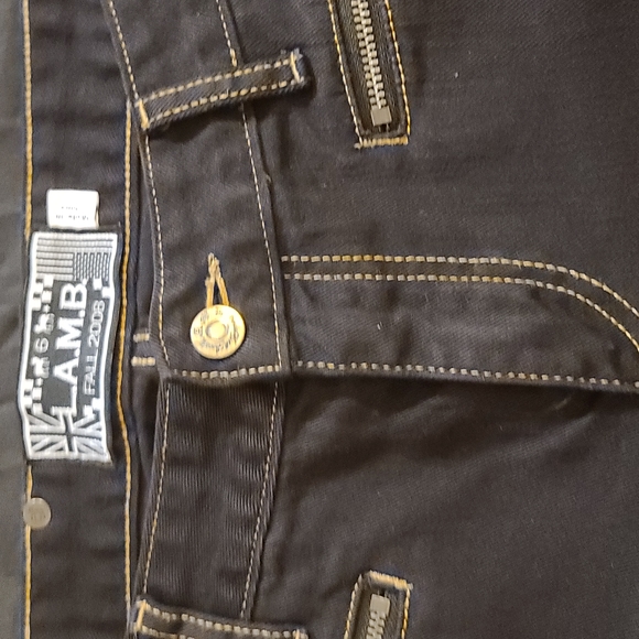 L.A.M.B. Full Back Zip Jeans - Picture 10 of 16
